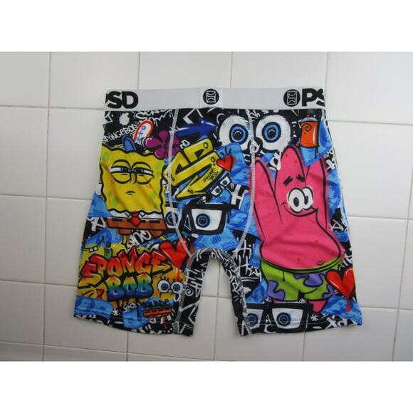 PSD Spongebob Squarepants Street Men's Size Medium Underwear Boxer Briefs - Picture 2 of 3